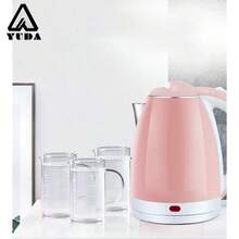 YUDA Hervidor eléctrico doméstico de acero inoxidable de gran capacidad (envío aleatorio de color) - Tipo de Enchufe A USA (110-127V) - Ver 3