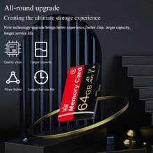 多设备存储解决方案！这款MicroSD卡提供从4GB到128GB的全容量选择，并具备高速数据传输能力，可满足您日常摄影和文件存储需求。 - 紅色 - 查看 8