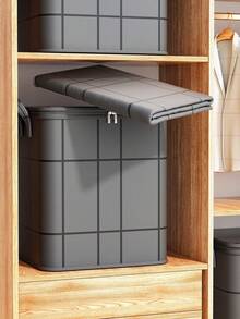 (2-7 Daysmust Arrive)1Pc Black Storage Bag, 70*60*50cm Large Clothes Storage Bags, Closet Organizers Storage Containers, Collapsible Storage Bins With Reinforced Handles, Sturdy Zippers, For Clothing, Blanket, Comforters, Large-Capacity Mobile Bag, Camping Picnic Bag, Wardrobe Storage Bag, Seasonal Clothing Storage Bag, Foldable Portable Storage Bag Suitable For Bedroom, Wardrobe, Under Bed, Living Room Back To School Supplies Bag For School School Accessories School Stuff, Travel Essentials Holiday Vacation Duffle Bag Luggage Suitcase Travel Bag - Multicolor - View 10