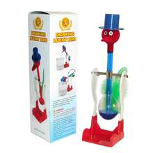 Classic Perpetual Motion Drinking Bird - A Fascinating Blue Science Toy That Mimics Perpetual Motion.