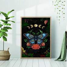 [Free Shipping]OFRKE Diamond Painting Kits For Adults Beginners 5D Diamond Art Kits With Round Diamonds Gem Art Full Drill Butterfly Painting For Home Wall Decor Gifts 12x16inch,A-Butterfly - A-蝴蝶 - 查看 5