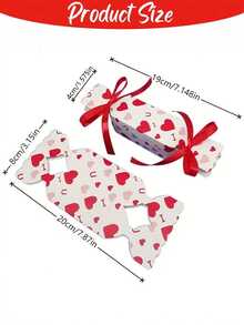 20pcs Heart-Shaped Paper Candy Boxes, Romantic Packaging For Candies, Chocolates, Cookies - Suitable For Party Favors, Birthday Decorations, Wedding & Valentine's Day Gifts, Home Decor, Scene Arrangement - Multicolor - View 3