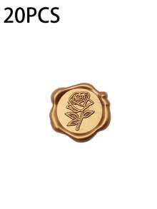 长款亚麻信封，婚礼邀请函，西式商务邀请函，信封卡纸，高级亚麻信封，朋友礼品卡，VIP邀请函，厚亚麻信封，热门万圣节和圣诞节贺卡信封，邀请卡，婚礼邀请卡 - 火漆印古銅色(玫瑰) - 查看 9