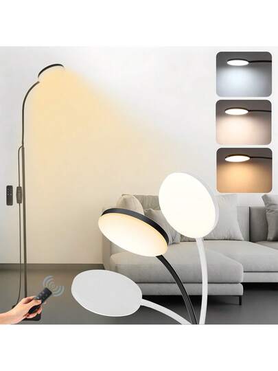 Yogle LED Vloer Lamp, Reading Lamp Model [120 LEDs, Modes 3000K 6000K 10 Brightness Settings] Adjustable Verlichting Bureau Flexible Swivel Neck Tube, Living Room, Bedroom Office view 5