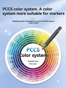 168 Colors Artist Marker Pen Set, Double-Tip Chisel & Fine Point Drawing Markers, Art Supplies Kit For Adult Coloring Books, Painting, Sketching And Mixed Media, 12/24/30/36/48/60/80/120/168/204 Colors - Multicolor - View 6