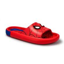 SPIDERMAN Webbed Mask Men's Slide Sandals - 紅色 - 查看 5