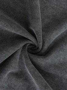 Vintage Texas And Longhorn Print Men's Washed And Distressed Print Round Neck Short Sleeve Casual T-Shirt - Grey - View 5