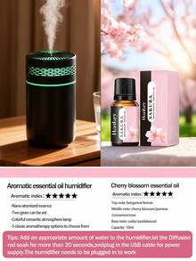 250ml Car Humidifier, Essential For Cars, Car Air Humidifier, Delicate Water Mist, Air Humidifier With LED Light, Car Fragrance Accessories, Ultrasonic Atomization Aromatherapy Humidifier 2-In-1, Mini Portable, High Beauty USB Powered Silent Operation - Multicolor - View 29