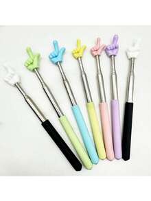 1支创意趣味伸缩不锈钢指示棒，导游指挥棒 - 彩色 - 查看 5