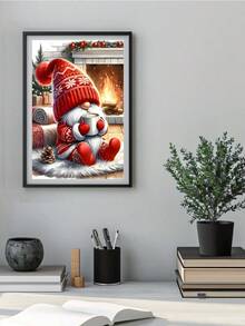 1 件 5D 钻石画艺术套装，节日圣诞钻石画套件，带完整钻石设计的帆布工艺品，优质钻石马赛克艺术，适用于客厅、卧室、办公室、厨房和餐厅，最佳生日礼物，合适的节日礼物 - 彩色 - 查看 6