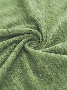 Women's Summer Clothing Plant Nature Cute Cartoon Potted Plant Print Round Neck One-Piece Summer Short Sleeve T-Shirt Comfortable Soft Fashion Elegant Retro Casual Versatile Spring Summer Autumn Winter Sports Style Top Multiple Colors Available S-XXL - 草綠色 - 查看 3