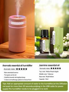 250ml Car Humidifier, Essential For Cars, Car Air Humidifier, Delicate Water Mist, Air Humidifier With LED Light, Car Fragrance Accessories, Ultrasonic Atomization Aromatherapy Humidifier 2-In-1, Mini Portable, High Beauty USB Powered Silent Operation - Multicolor - View 20