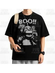 FNAF T-Shirt Chica Bonnie Foxy Indie Game Horror Movie Killer Robot Geek Unisex Men's Women's 100% Cotton Premium Top Streetwear New Release Immediate Shipping Various Colors!! Plus Size - FNAF9 - Xem 2