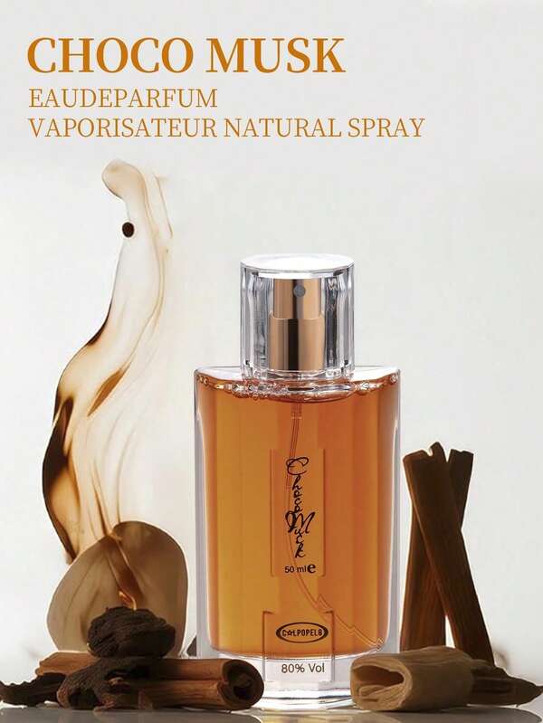 1 pezzo Spray profumato da 1,65 once/50ml, profumo di cioccolato, vaniglia e muschio, con vero cioccolato al latte e cannella, lunga durata, regalo di Natale per fidanzata, moglie, madre