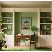 DIY Diamond Art Kits, 5D Special Shaped Frog Perched On Mushroom Among Wildflowers Diamond Painting For Beginners Adults, Paint By Diamonds Dot Gem Art Kits, Home Wall Decor 11.8x11.8in,JK939-1 - JK939-1 - 查看 5