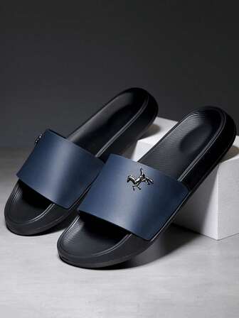 Summer Large Size 39-48 Men's Slippers Outdoor Comfortable Men's Casual Shoes Lightweight Anti Slip Home Slippers Wear-Resistant Breathable Men's Sandals Outdoor Daily Wear Men's Shoes(Asymmetrical Pattern)