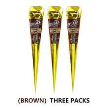 1/3/4 支装海娜纹身膏，棕色/黑色临时海娜纹身，半永久性海娜纹身膏，防水海娜纹身膏，适用于人体彩绘和绘画