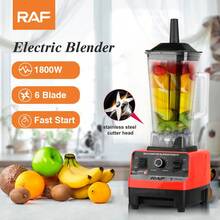 RAF.high power blender,your perfect ally for jiuces,smoothies and healthy meals-power,versatility and durability in a singlr product.2L. - Tipo de Enchufe A USA (110-127V) - Ver 1