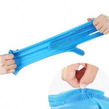 1pc,Pet Grooming Gloves Dog Cat Bathing Cleaning Glove Shampoo Scrubber Clean Soft Silicone Hair Removal Glove Hand Skin Protection