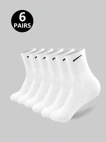 5/10/20/30 pares de calcetines casuales para hombres, calcetines hasta el tobillo, calcetines blancos, calcetines de invierno, calcetines negros, cómodos, deportivos casuales, 2 estilos disponibles (delgados/gruesos), talla: (35~39) (39~42)