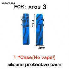 Silicone Case Suitable For VAPORESSO Xros 3, Anti-Slip, Anti-Drop, Anti-Scratch, Anti-Fingerprint, Skin-Friendly, Perfect Fit, Precise Cutouts, Ultra-Thin & Lightweight, Full Protection - Multicolor - View 2