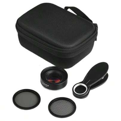 - Lente de telfono 4K de 30 a 120 mm, lente macro de larga distancia, filtro CPL estrella, accesorios para telfonos mviles
