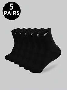 5/10/20/30 pares de calcetines casuales para hombres, calcetines hasta el tobillo, calcetines blancos, calcetines de invierno, calcetines negros, cómodos, deportivos casuales, 2 estilos disponibles (delgados/gruesos), talla: (35~39) (39~42)
