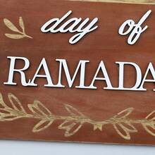 1件装木质倒计时日历 - 2025节日家居装饰，无框艺术品，无需用电，适用于婚礼、洗礼、乔迁、退休、健身、感恩节、5月5日等场合。 - 彩色 - 查看 3