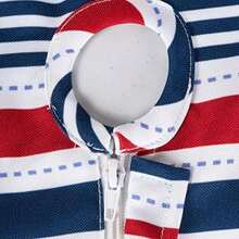 DII CAMZ37336 TC OUTDOOR PATRIOTIC STRIPE 60X84",(132.1 cm (Redondo)) - Multicolor - Ver 6