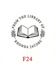 Personalisierter Buchprägestempel (1 Stück), individueller Buchprägestempel, Prägestempel "Aus der Bibliothek", Geschenk für Bücherliebhaber, Bibliotheksprägestempel, Logoprägestempel, personalisierter Hochzeitsprägestempel, Papierprägestempel, Valentinstagsgeschenk, Handprägestempel, multifunktional, dekorativ, wiederverwendbar, modern, bunt, niedlich, Vintage, Cartoon, Kawaii, individuell, personalisiert, einzigartig, maßgeschneidert, für Mitarbeiter, Kunden, Studenten, für Büro/Arbeit/Schule, Bürodekoration