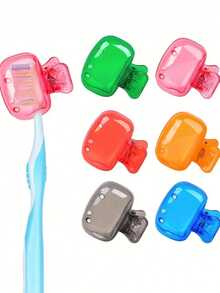 1 قطعة/2 قطعة/5 قطع حامل فرشاة أسنان منزلي، غطاء واقي من الغبار لفرشاة الأسنان القابلة للحمل، صندوق تخزين، غطاء فرشاة الأسنان، مشبك واقي لرأس فرشاة الأسنان القابلة للحمل، علبة فرشاة الأسنان للسفر، مشبك تخزين فرشاة الأسنان للسفر، غطاء واقي محمول لفرشاة الأسنان، صندوق فرشاة الأسنان المحمول، ديكور حمام المنزل، ديكور الخريف، عودة إلى المدرسة. ملحقات ذات ألوان زاهية، مواد متينة، مناسبة للعائلة والسفر والتخييم والحمام والمدرسة والأعمال - متعدد الألوان - مشاهدة 2