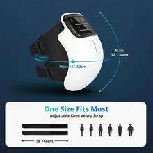 Medcursor Electric Heating Massage Knee Pad Wireless Heated Knee Massager Temperature Hot Compress Vibration Massage - 1 - View 5