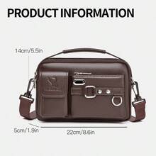 [Messenger Bag] New One Shoulder Crossbody Bag, Men's Versatile Clutch Bag, Business Casual Messenger Bag, Wrist Bag - Multicolor - View 5