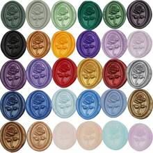 D Gun Sealing Wax Sticks For Wax Seal Stamp -Wine Red Great For Wedding Invitations Cards Envelopes Snail Mails Wine Packages Christmas Gift Ideas Pack Of 10 Green - màu xanh lá - Xem 6