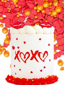 75g/2.6oz,Valentine's Day Edible Mix Sugar Sprinkles For Baking Cake Decoration Sprinkles,Macarons, Cupcakes, Waffles, Donuts, Lollipops Cupcake Biscuits Desserts Party Themed Parties Decoration - Multicolor - View 8