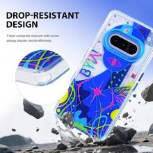 For Nothing Phone 3a 5G Case Anti-Yellowing Metal Lens Protection Shockproof Scratch-Resistant Precise Cutouts 1 Pack Unique Patented Design Phone Case - Nebula Rhapsody - NebulaRhapsody - View 5