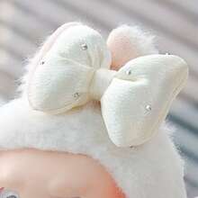 1pc 1st/2nd Generation For Labubu Doll Clothes, Ceramic Figurine, Bucket Hat, Denim Overalls Set