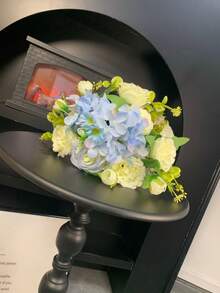 新娘花束，人造郁金香花，用于婚礼摄影，情人节礼物 - 彩色 - 查看 6