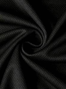 Camiseta de Manga Corta para Hombre, Moda Casual Deportiva, Fitness, Aire Libre, Hogar, Impresión 2D de Moda, Elástica y Cómoda, Adecuada para Deportes, Viajes y Uso Diario - Corte Regular, Cuello Redondo, Tejido de Punto, Camiseta Versátil para Todas las Estaciones, Camiseta Estampada - Negro - Ver 3