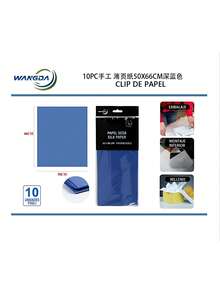 Papel Crepe De Gran Calidad Papel Crespon Gran Versatilidad Material Para Papeleria Papel Para Manualidades Material De Decoracion Proyectos Escolares Decoracion Para Fiestas Decoracion Para Eventos Regalo Para Navidad Regalo Para El Dia De Las Madres Regalo Para El Dia Del Padre Regalo Para El Dia Del Niño Regalo Para Esposa Regalo Para Esposo Regalo Del Dia De San Valentin Regalo De Cumpleaños - azul real - Ver 3