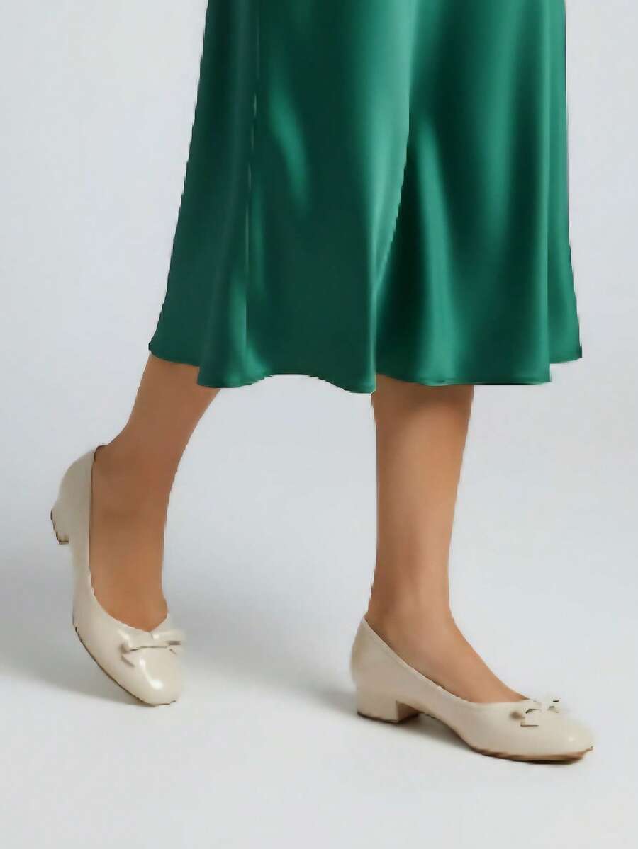 Comfortable Square Toe High Heel Casual Women Shoes, Suitable For All Seasons - Chantilly - View 1