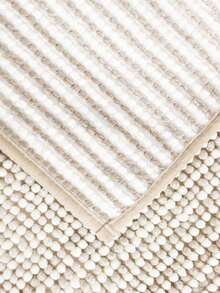 COSY HOMEER 1pc COSY HOMEER Bathroom Rug, Ultra Soft Absorbent Bath, Non-Slip Washable Plush Shag Bathroom Carpet, Suitable Bathroom Floor, Bathtub, Shower, Black And White Ombre Chenille Bath, Absorbent