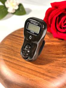1pc Elegant Wooden Grain Electronic Counter, Handheld Manual Digital Counter, Portable Tally Counter Suitable For Golf, Running, Fishing, Coaching, Sports, Muslim Prayer, Golf Accessories - Multicolor - View 7