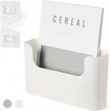 Wall Adhesive Storage File Holder 5 Pokets WHITE, 1 PCS