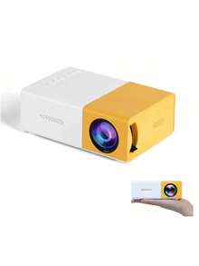 1 Pieza Proyector Pequeño Y Portátil Led Hd 1080p Para Cine En Casa - Tipo de Enchufe A USA (110-127V) - Ver 1