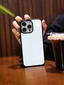 1pcPretty Pink Stripe Design Element-Design Phone Case, Suitable For IPhone Models 16, 15, 14 Pro Max, 13, 11, 11, XR, XS Plus Phone Cases, Made Of TPU Silicone Material, Providing Shock And - 黑色 CZ211 - 查看 5
