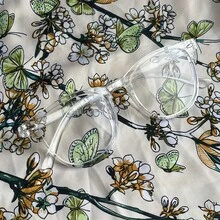 [Fashion Glasses] Transparent Lenses, Unisex - Relieve Eye Fatigue And Screen, Including Computer, TV, Phone, And Gaming Devices.Fashionable Glasses, Y2K Design, Economical And Affordable.Digital Device Goggles, Screen, Fashion Glasses, Modern Design, Comfortable Fit, Lightweight Frame, Visual Comfort, Protective Glasses, Office Workers LLWC - 黑色 - 查看 2