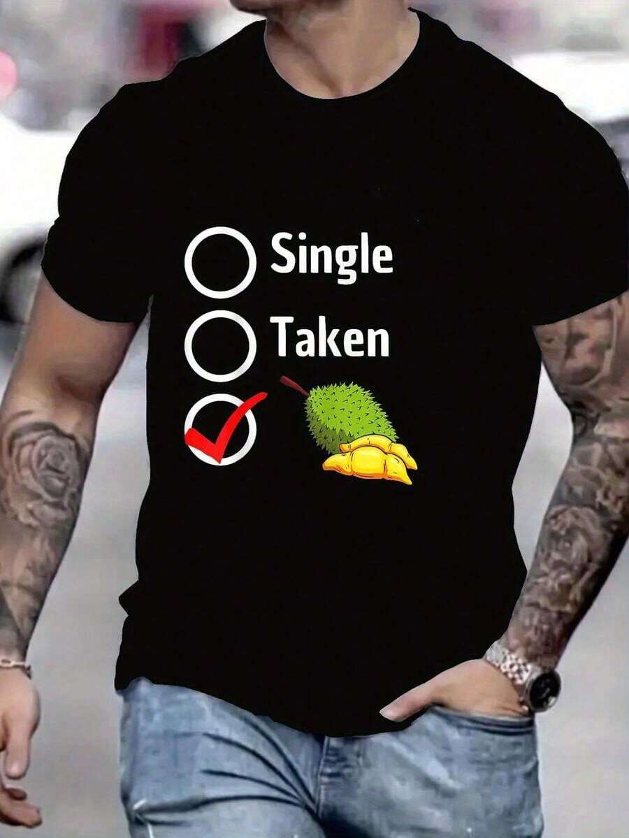 Summer BestsellersMen'S Black Short-Sleeve T-Shirt, Bold Urban Tee, 'they Not Like Us' In Red, White, Yellow, Rebel Streetwear, Soft Cotton, Unisex Fit, Edgy Style, Concerts, Casual Outings, Visible Tattoos, Round Neck, Hot Selling Top Tee, Summer New Arrival T-Shirt Sarcastic Quote Shirt Men Cowboy Western Style T-Shirt Spooky Pumpkin Shirt Men Vintage T Shirts Men Plain T Shirts Mensupple - 黑色 7 - 查看 1