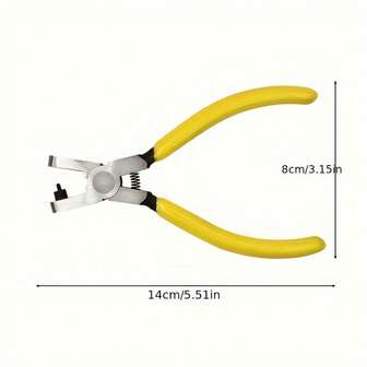 Watch Band Leather Hole Punch Plier Universal 2.0mm Shoe Strap Hole Puncher Wrist Belt Punch Hole Tool Puncher Pliers Repair Tools Suitable For Belts, Shoes, Fabric, DIY Crafts Projects, Dog Collars 1pc