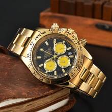 Factory Low Price Laojia Six-Pin Multi-Function Wristwatch  Men's Fashion Watch Steel Band Quartz Watch Manufacturer Wholesale Dropshipping - 17 - 查看 4